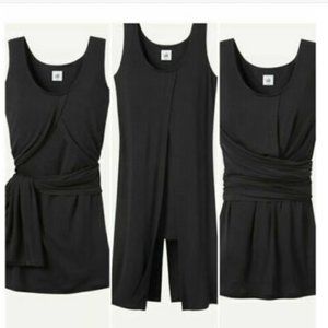 cabi Beyond Tee black convertible top #3243 size L
